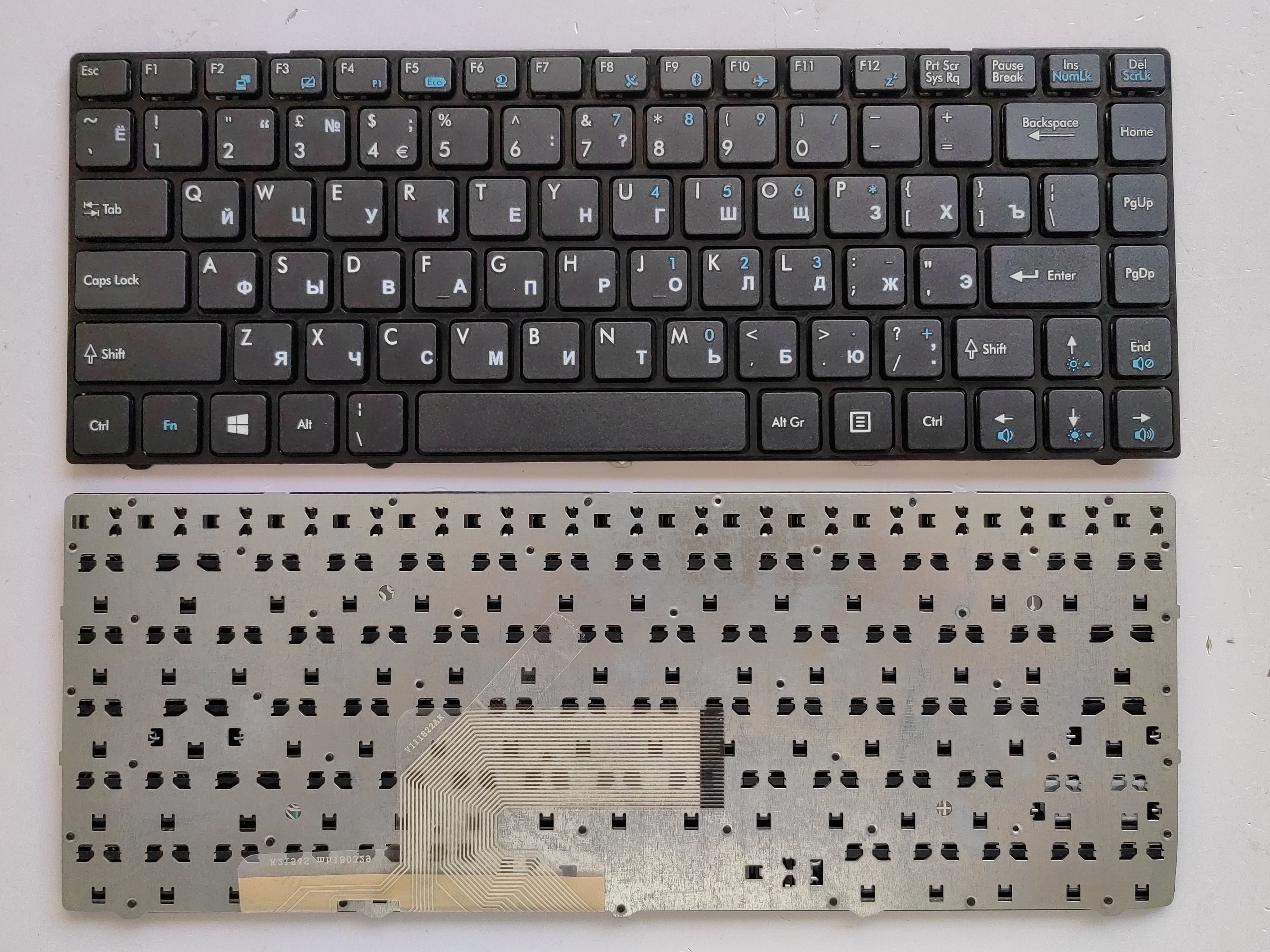 Picture of New Replacement Laptop Keyboard For MSI CR420 BLACK FRAME BLACK (OEM) RU Layout